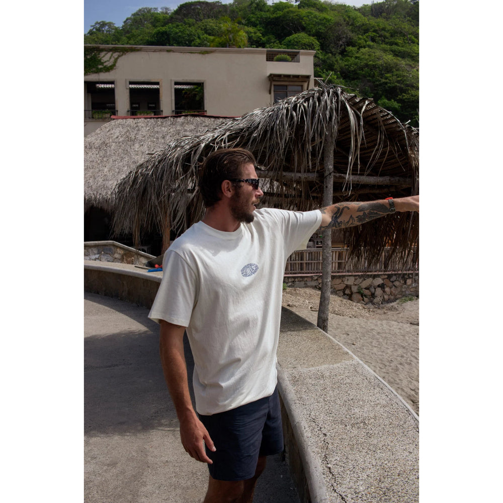RHYTHM BREEZE SS T-SHIRT ECRU