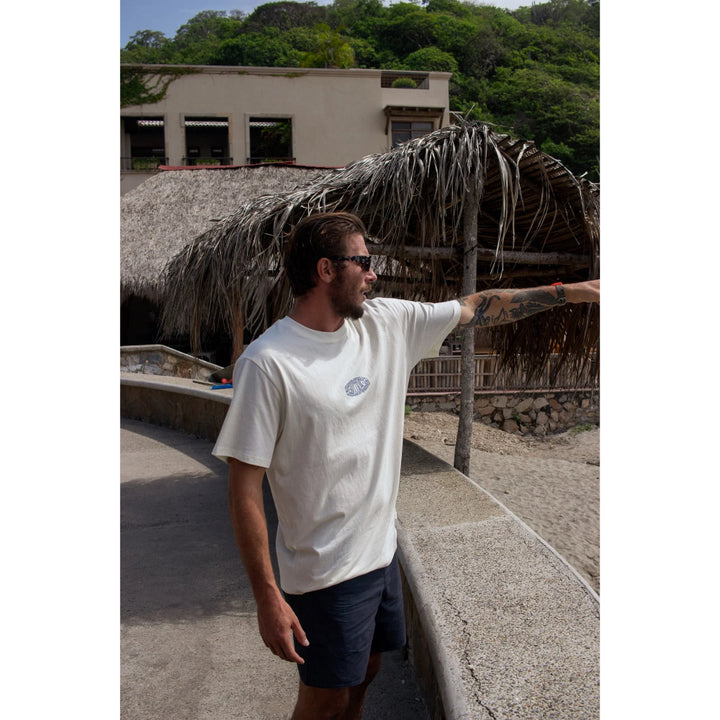 RHYTHM BREEZE SS T-SHIRT ECRU