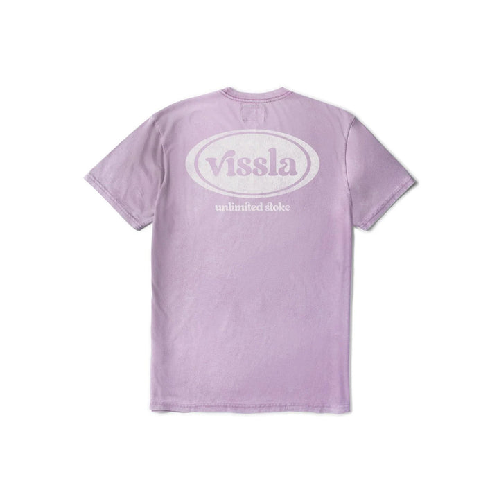 VISSLA UNLIMITED COSMIC WASH TEE PLUM