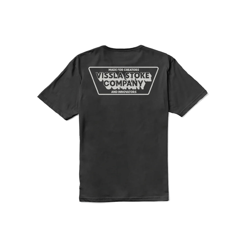 VISSLA HARDWARE ORGANIC TEE PHANTOM