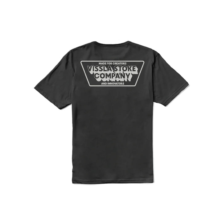 VISSLA HARDWARE ORGANIC TEE PHANTOM
