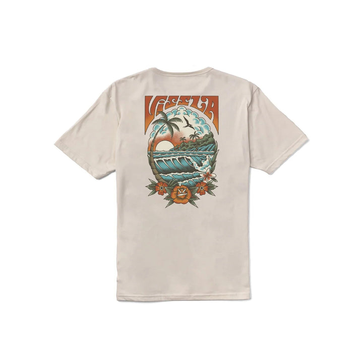 VISSLA INKED ORGANIC TEE BONE