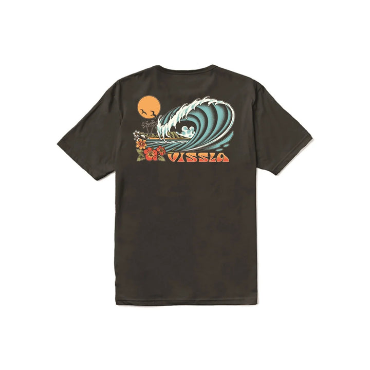 VISSLA BREAKERS ORGANIC TEE PHANTOM