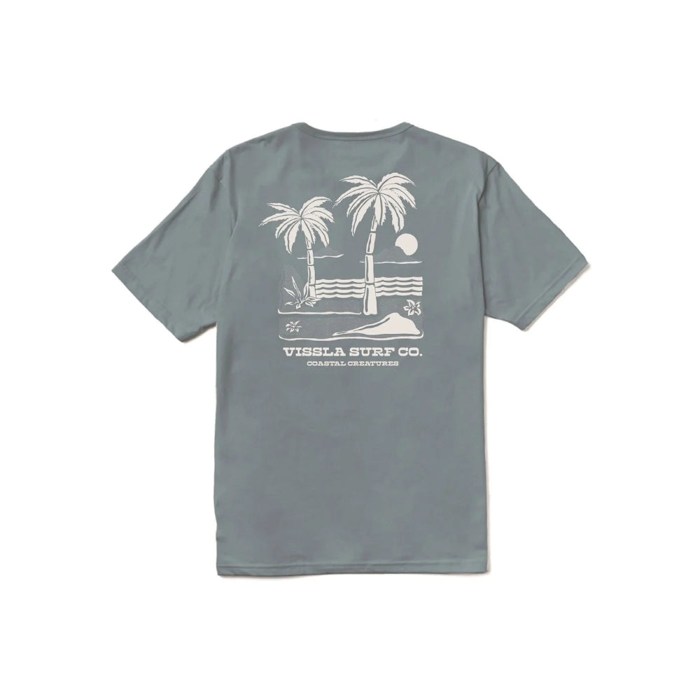 VISSLA CREATURES ORGANIC TEE BLUE HAZE
