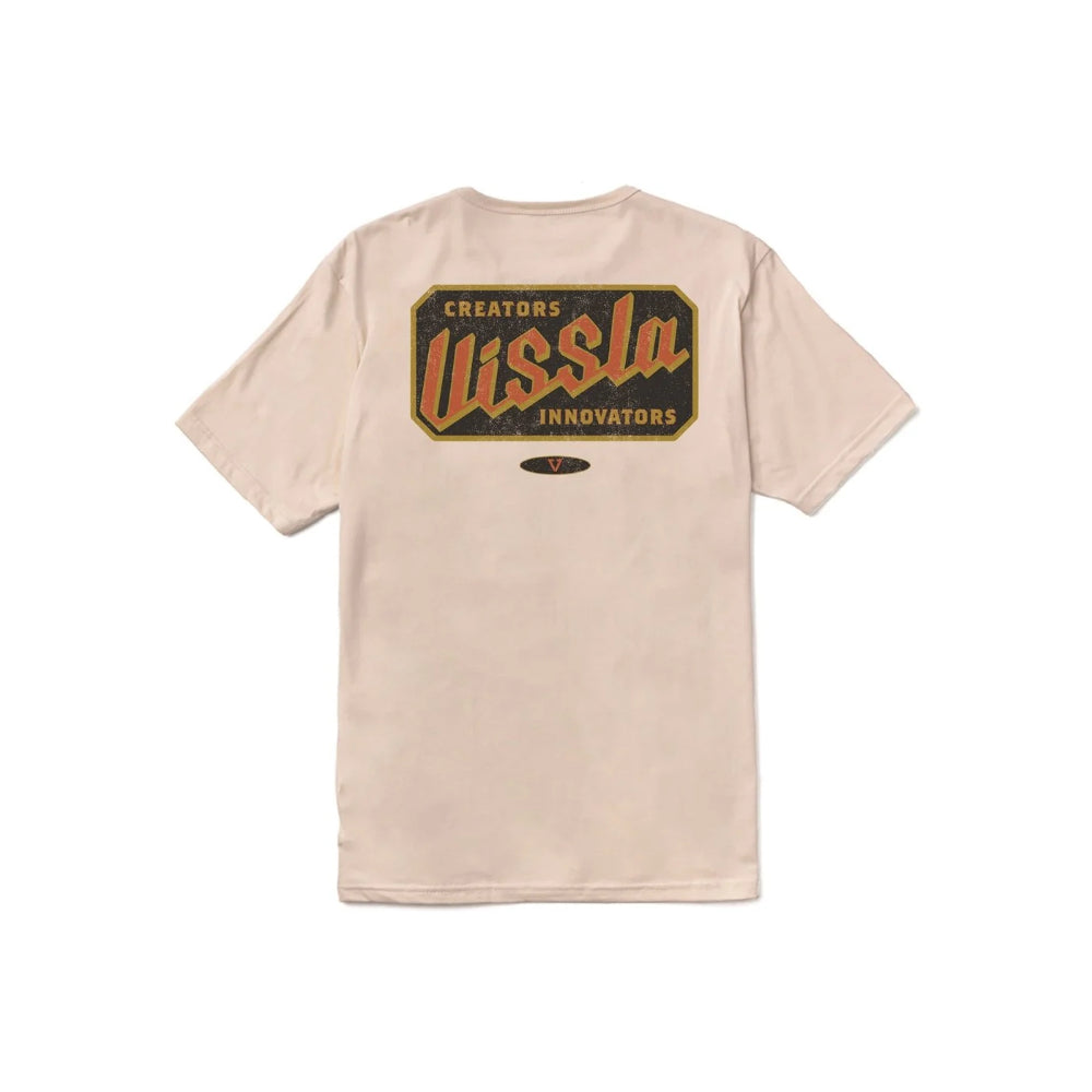VISSLA HEAVY DUTY ORGANIC TEE BONE
