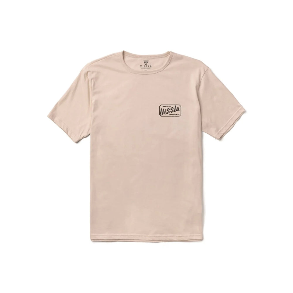 VISSLA HEAVY DUTY ORGANIC TEE BONE