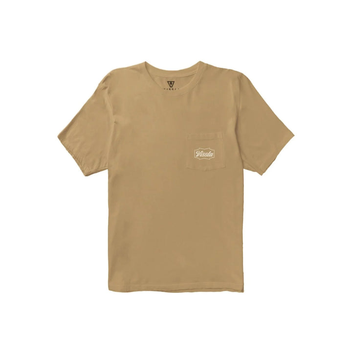 VISSLA RANCHERO ORGANIC POCKET TEE BRONZE