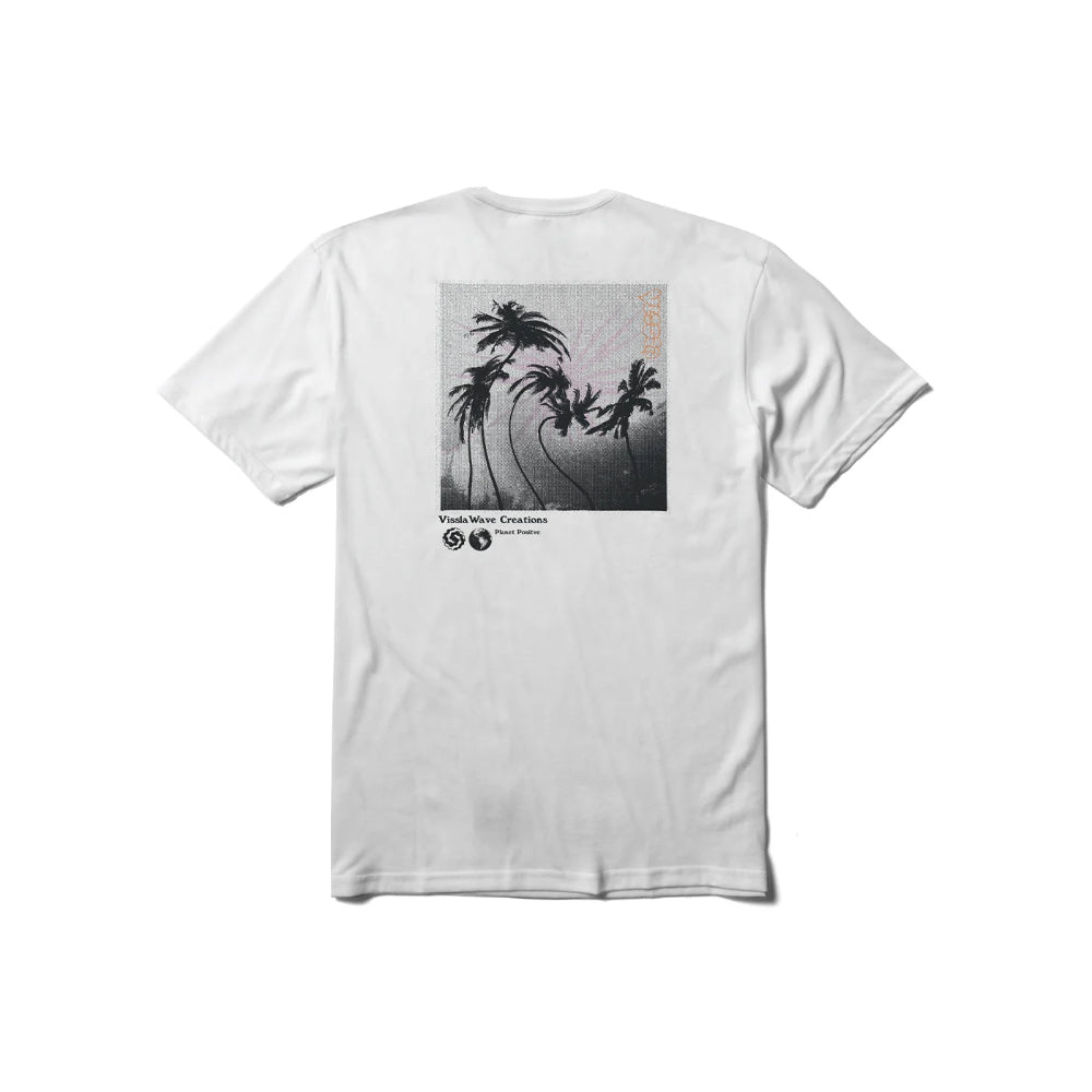 VISSLA PLANET POSITIVE COMP LITE ECO DRIRELEASE TEE WHITE