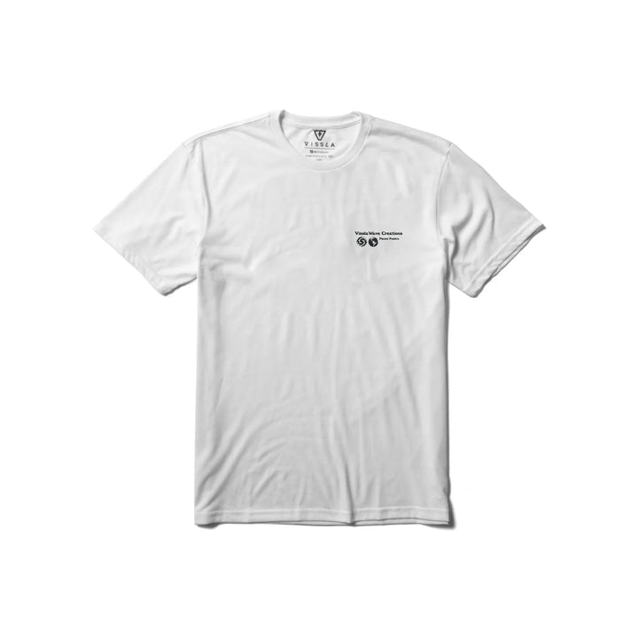 VISSLA PLANET POSITIVE COMP LITE ECO DRIRELEASE TEE WHITE