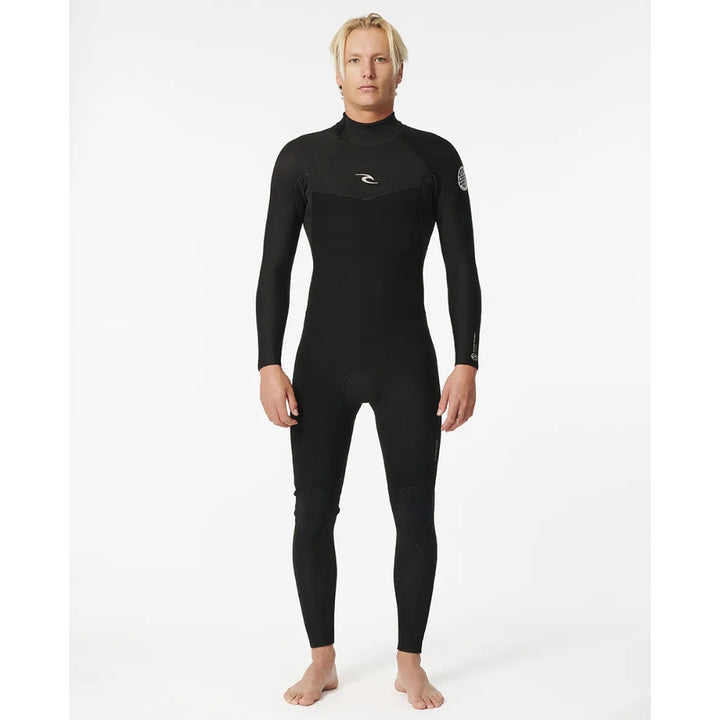 RIP CURL DAWN PATROL 4/3 BACK ZIP BLACK