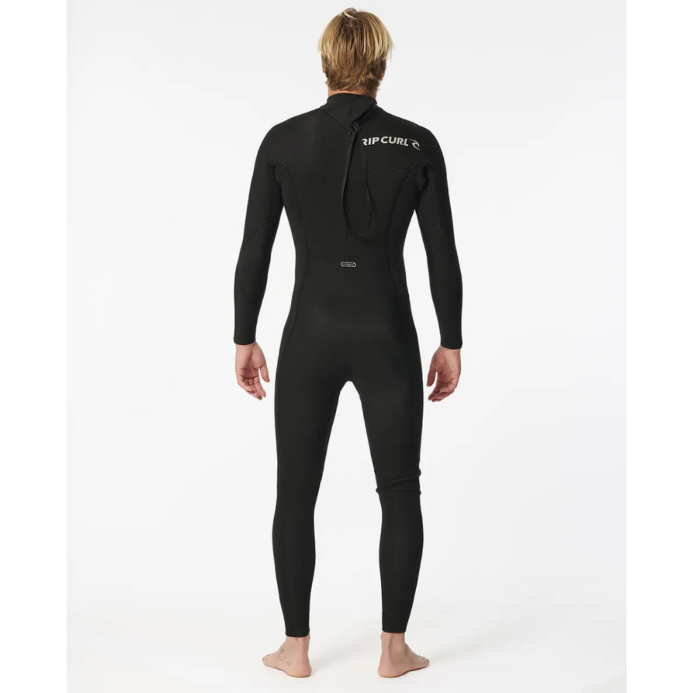 RIP CURL DAWN PATROL 4/3 BACK ZIP BLACK