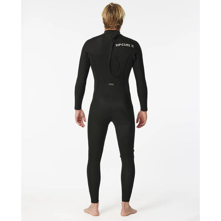 RIP CURL DAWN PATROL 4/3 BACK ZIP BLACK