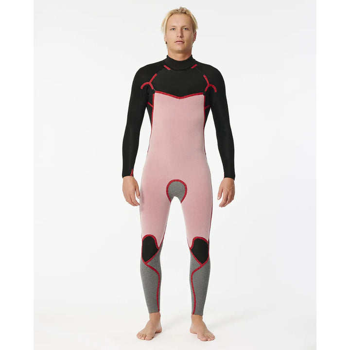 RIP CURL DAWN PATROL 4/3 BACK ZIP BLACK