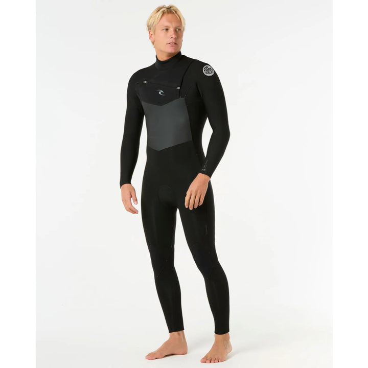 RIP CURL DAWN PATROL 4/3 CHEST ZIP BLACK