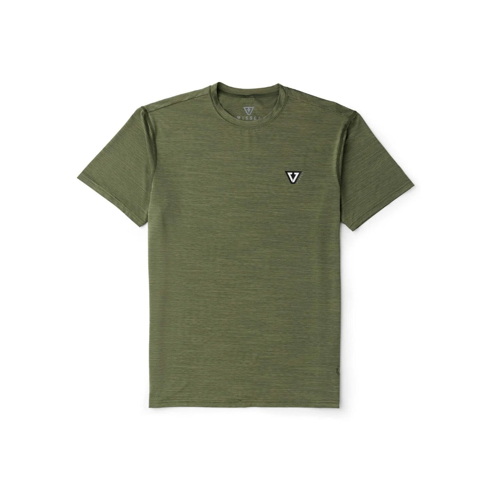 VISSLA TWISTED ECO SS SUN SHIRT ARMY HEATHER