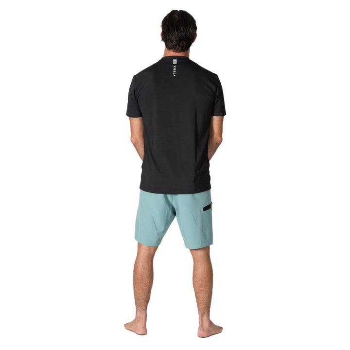 VISSLA TWISTED ECO SS SUN SHIRT BLACK