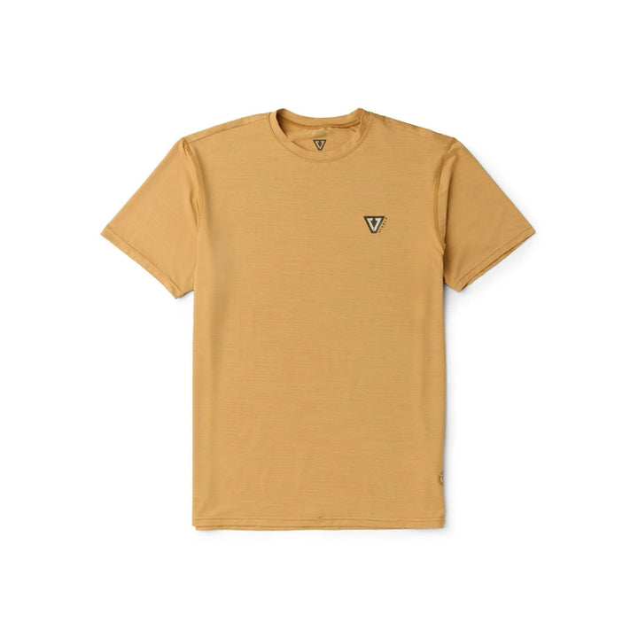 VISSLA TWISTED ECO SS SUN SHIRT GOLDEN HEATHER