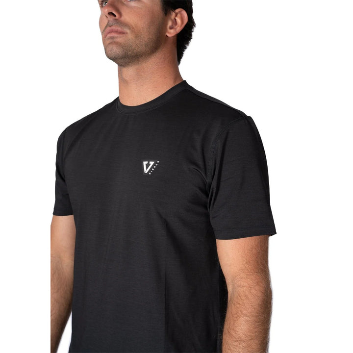 VISSLA TWISTED ECO SS SUN SHIRT BLACK