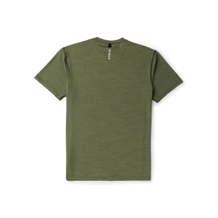 VISSLA TWISTED ECO SS SUN SHIRT ARMY HEATHER