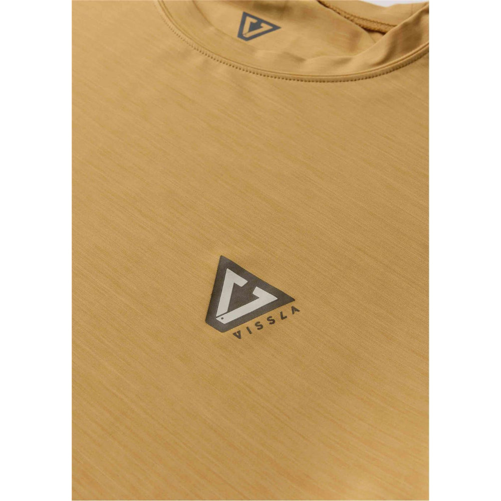VISSLA TWISTED ECO SS SUN SHIRT GOLDEN HEATHER