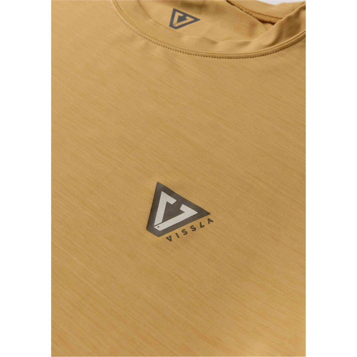 VISSLA TWISTED ECO SS SUN SHIRT GOLDEN HEATHER