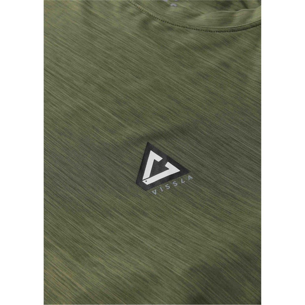 VISSLA TWISTED ECO SS SUN SHIRT ARMY HEATHER