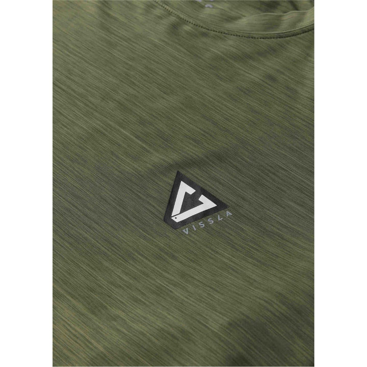VISSLA TWISTED ECO SS SUN SHIRT ARMY HEATHER