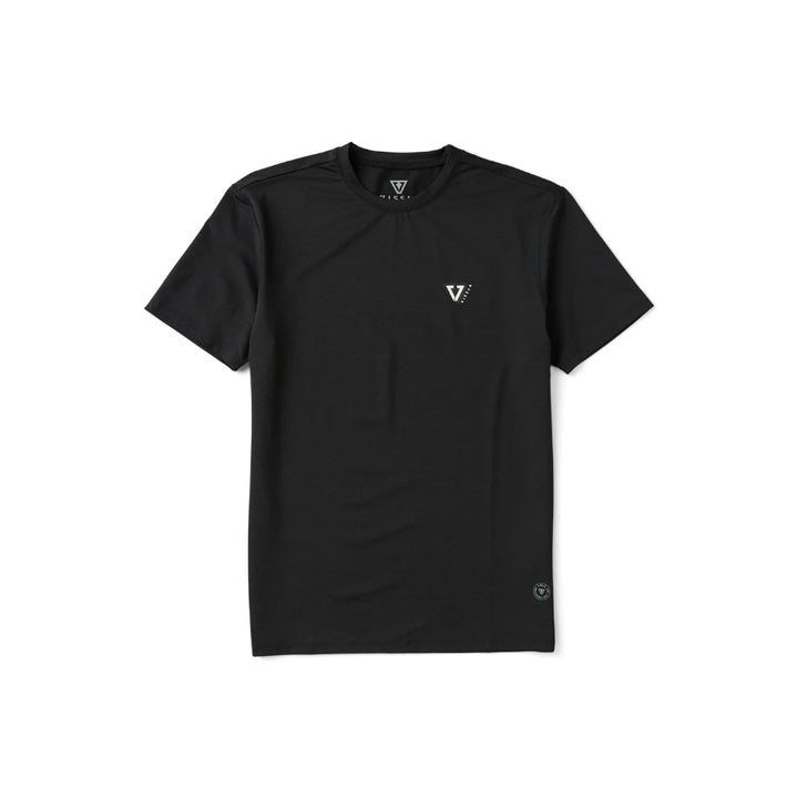 VISSLA TWISTED ECO SS SUN SHIRT BLACK
