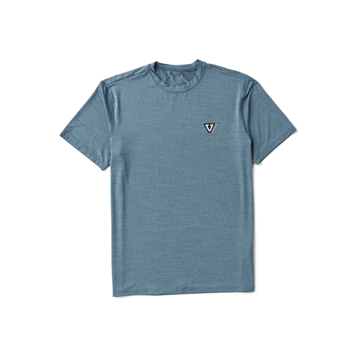 VISSLA TWISTED ECO SS SUN SHIRT DUSK HEATHER