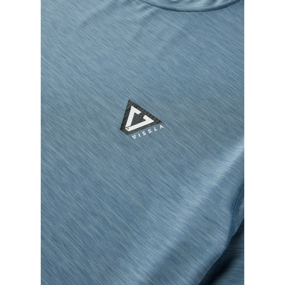 VISSLA TWISTED ECO SS SUN SHIRT DUSK HEATHER