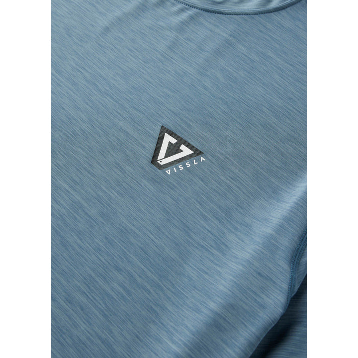 VISSLA TWISTED ECO SS SUN SHIRT DUSK HEATHER