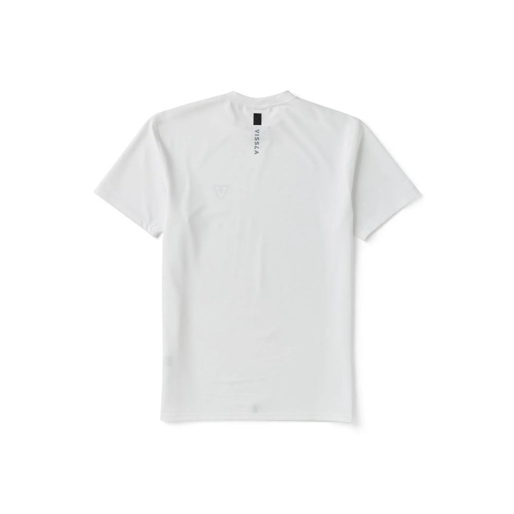 VISSLA TWISTED ECO SS SUN SHIRT WHITE