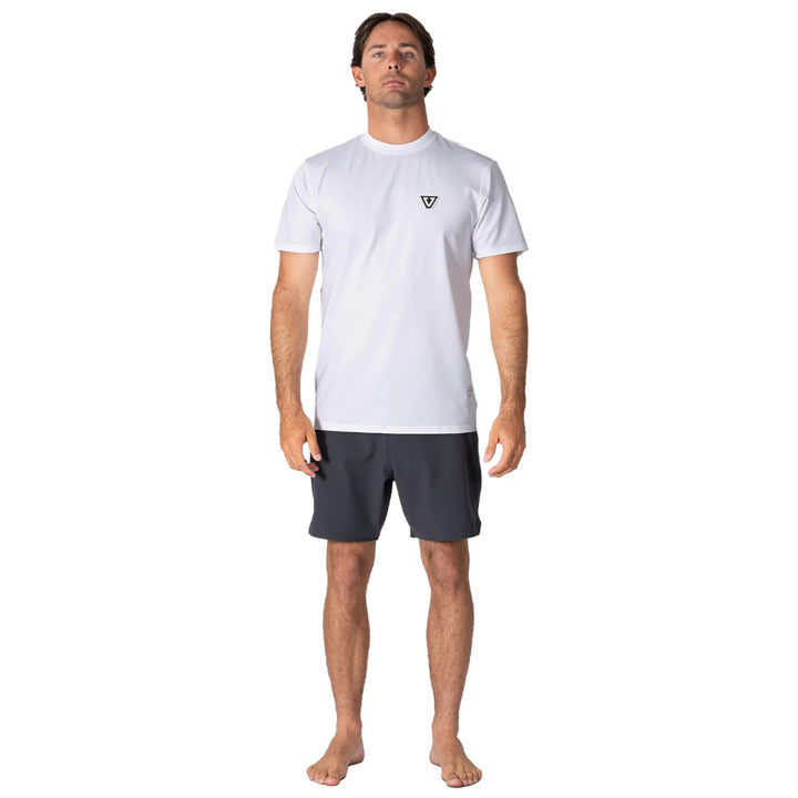 VISSLA TWISTED ECO SS SUN SHIRT WHITE