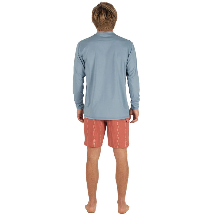 VISSLA PRO COMP LS SUN SHIRT FADED DENIM