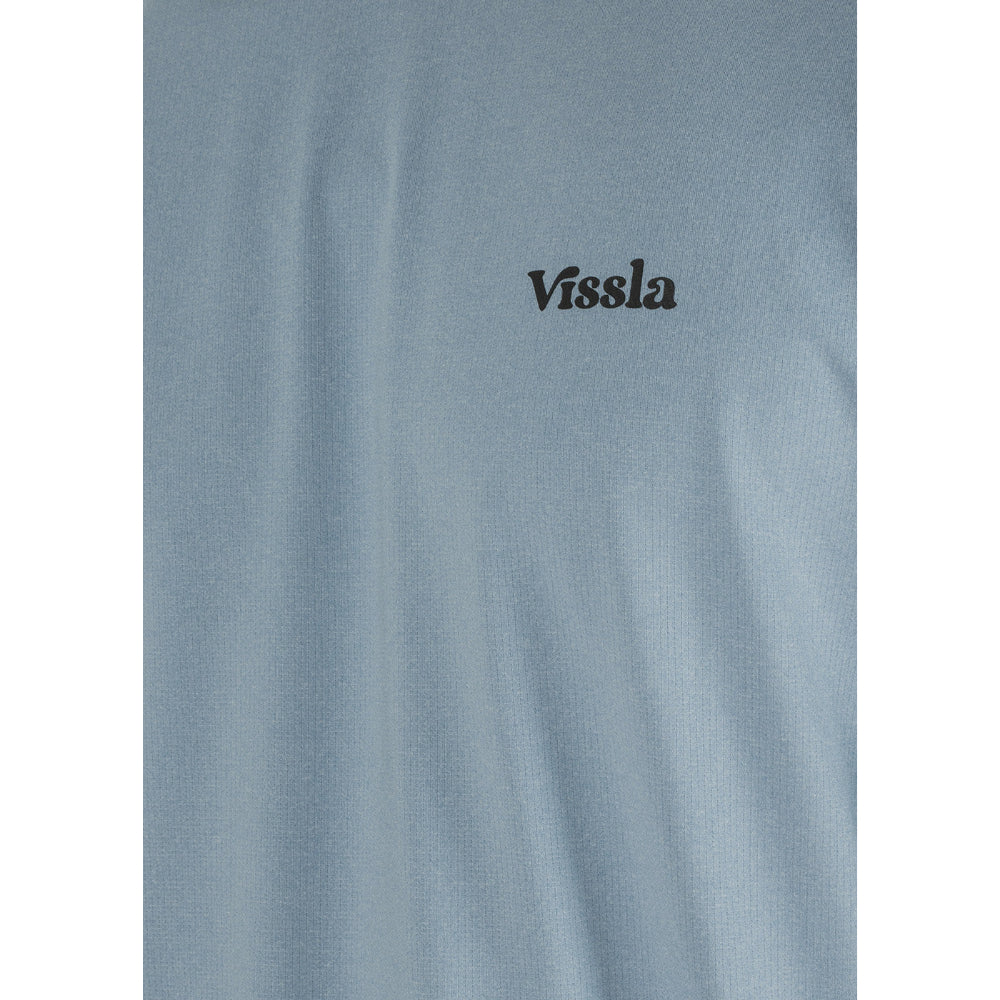 VISSLA PRO COMP LS SUN SHIRT FADED DENIM