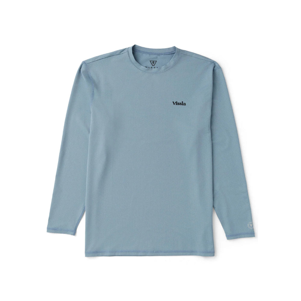 VISSLA PRO COMP LS SUN SHIRT FADED DENIM