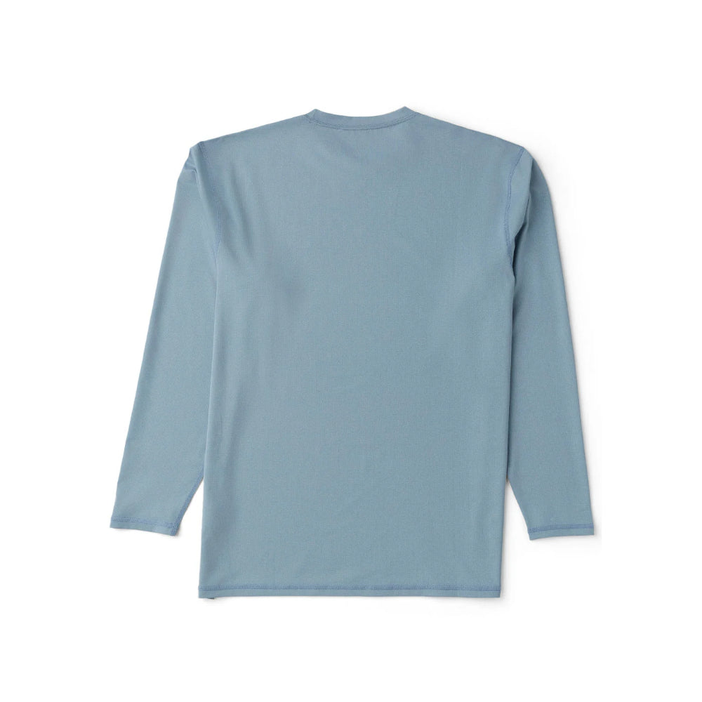 VISSLA PRO COMP LS SUN SHIRT FADED DENIM