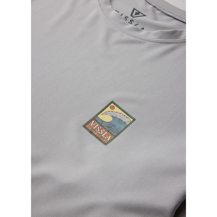VISSLA PRO COMP LS SUN SHIRT STORM GREY