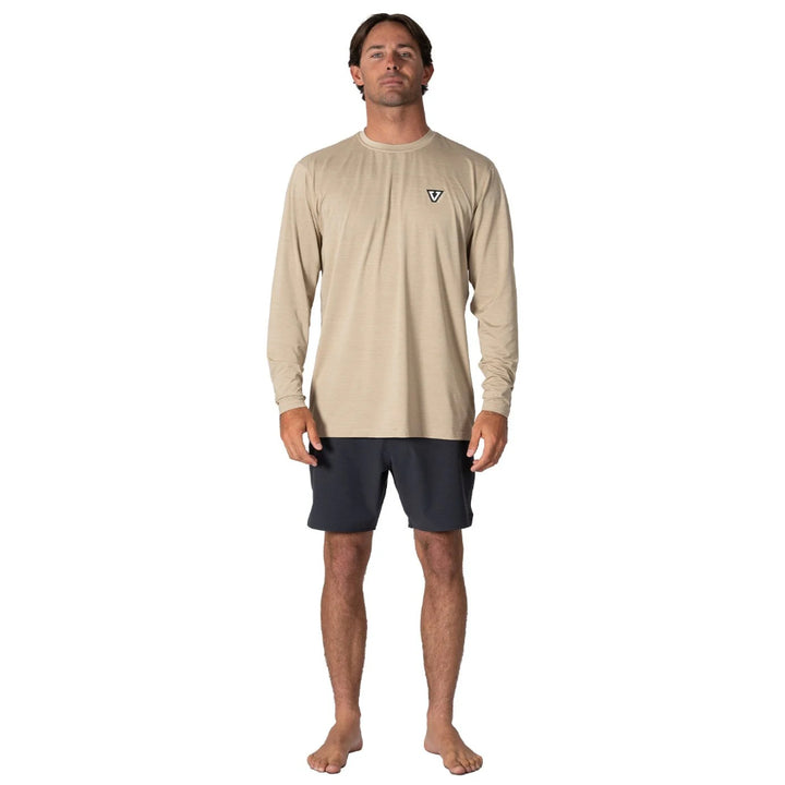 VISSLA TWISTED ECO LS SUN SHIRT SAND