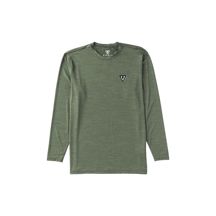 VISSLA TWISTED ECO LS SUN SHIRT ARMY HEATHER