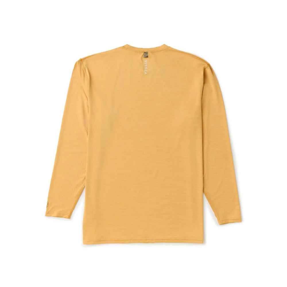 VISSLA TWISTED ECO LS SUN SHIRT GOLDEN HEATHER