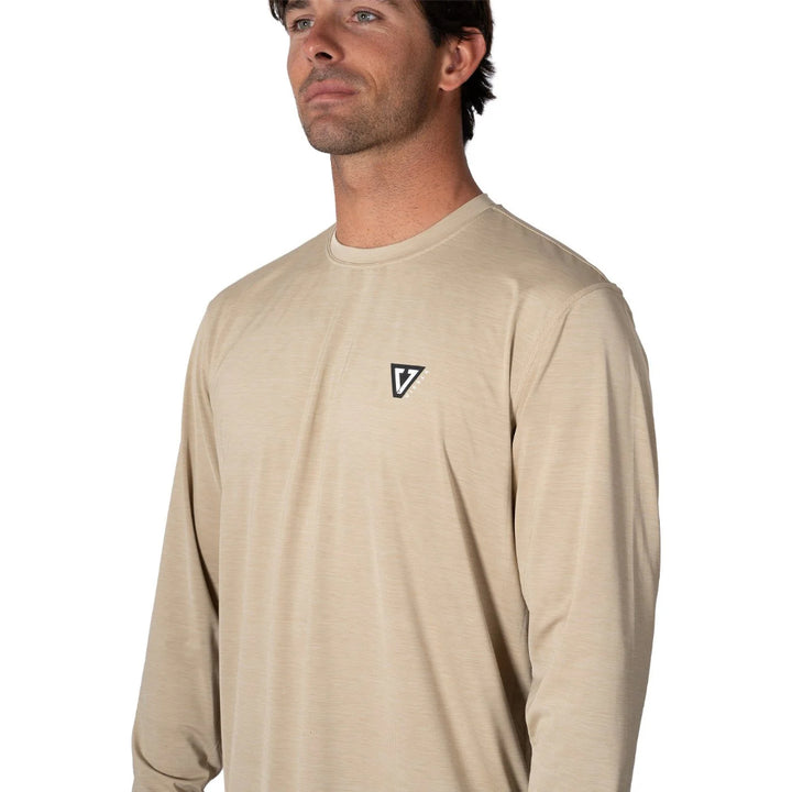 VISSLA TWISTED ECO LS SUN SHIRT SAND