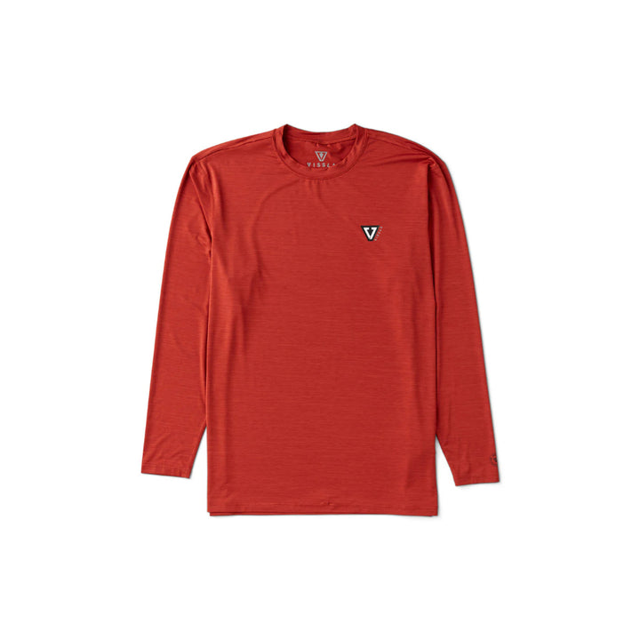 VISSLA TWISTED ECO LS SUN SHIRT PICANTE