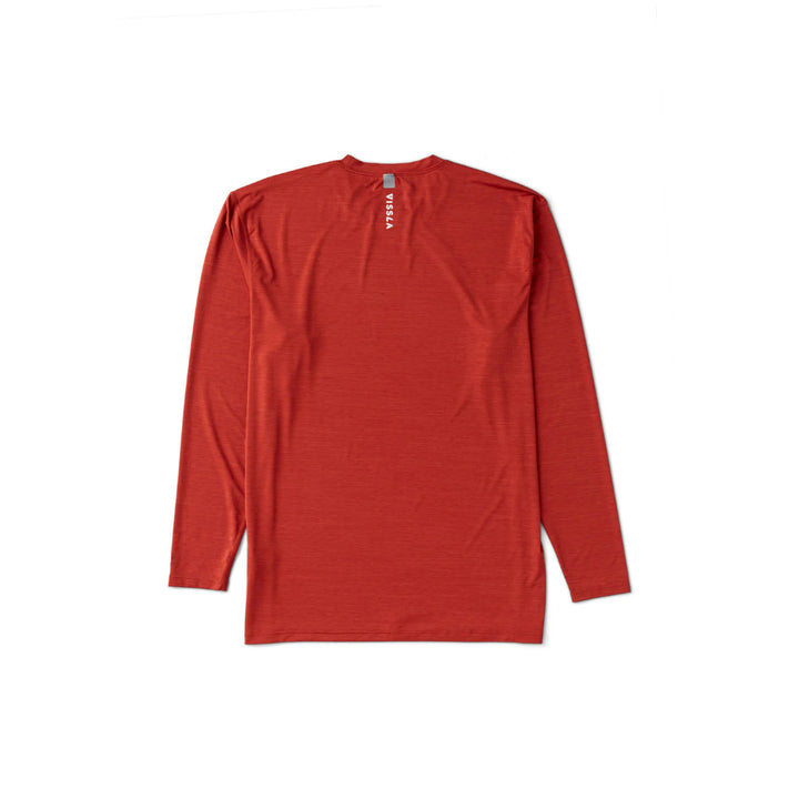VISSLA TWISTED ECO LS SUN SHIRT PICANTE