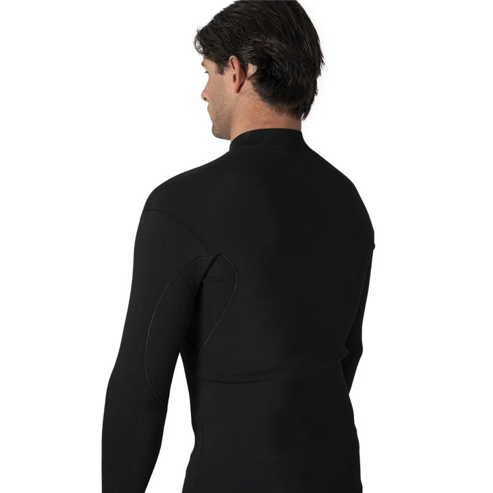 VISSLA SOLID SETS 2MM FRONT ZIP JACKET BLACK