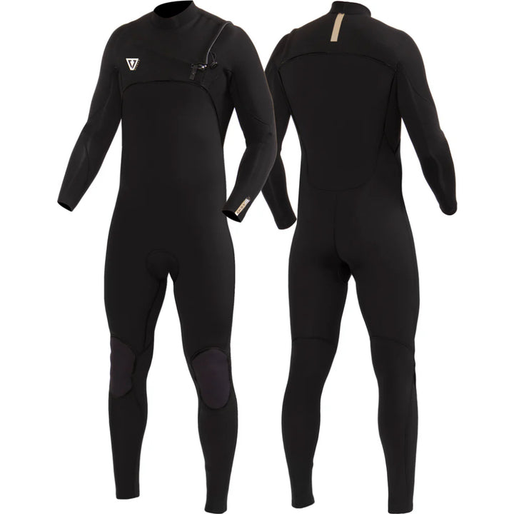 VISSLA 7 SEAS COMP 4/3 CHEST ZIP BLACK