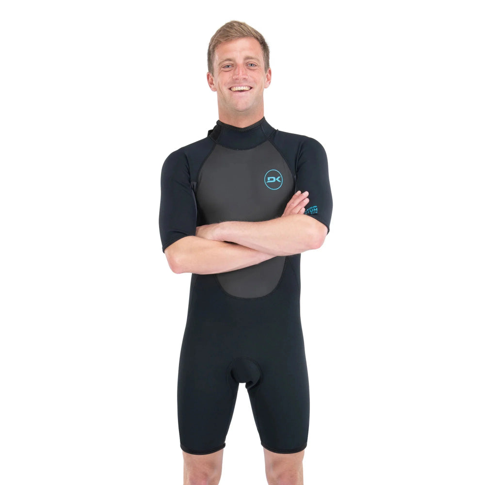 DAKINE QUANTUM 2MM BACK ZIP BLACK