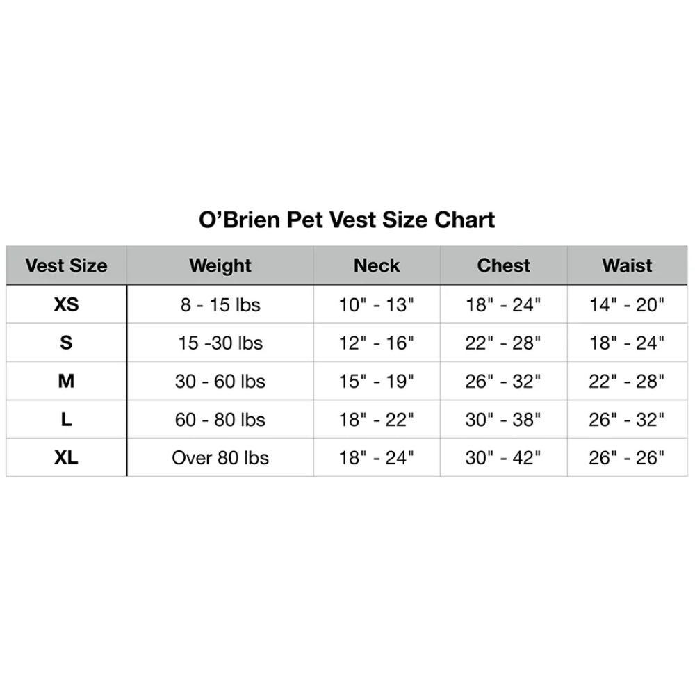 O'BRIEN PET VEST