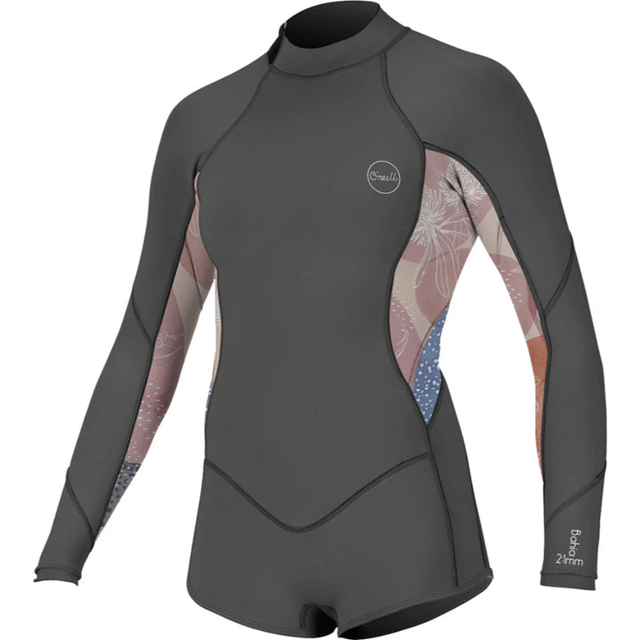 O'NEILL GIRL'S BAHIA 2MM BACK ZIP GRAPH/DESERT