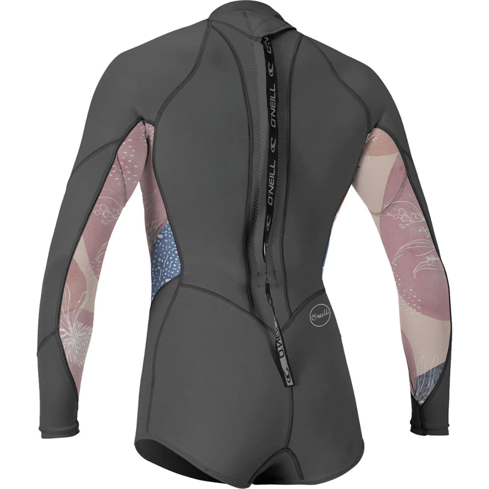 O'NEILL GIRL'S BAHIA 2MM BACK ZIP GRAPH/DESERT